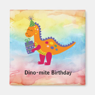 Íman Festa de aniversário do dinossauro