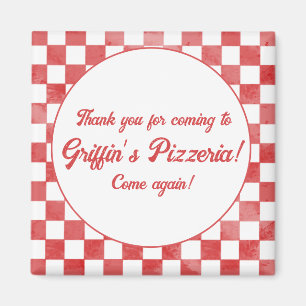 Íman Festa de aniversário italiana do Partido Pizzeria