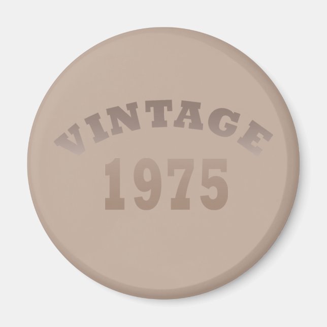 Íman festa de aniversário tema anos 70 (Frente)