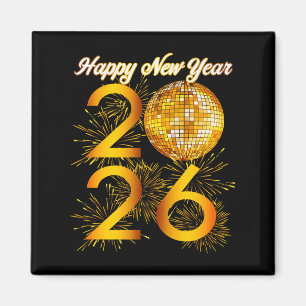 Íman Festa de Ano Novo - Feliz Ano Novo 2026 Premium