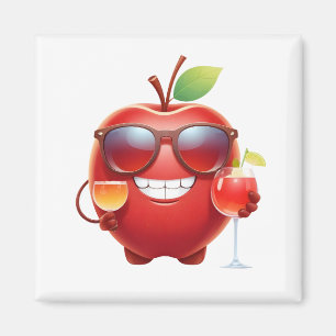Íman Festa de Bebidas Tropicais de Férias Cheerosas da