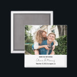 Íman Festa de casamento Personalizada de Imagem Persona<br><div class="desc">Imagem personalizada de Festa de casamento de fotograma personalizada</div>