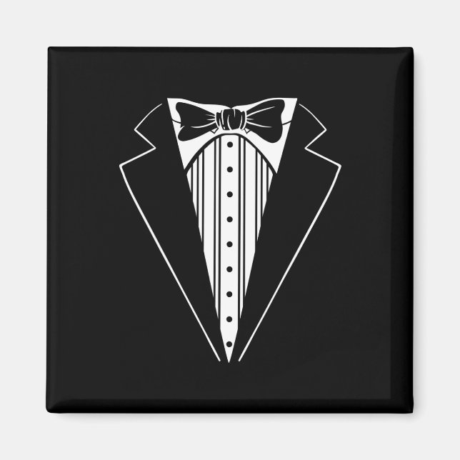 Íman Festa de casamento Tuxedo Coincidindo com Despedid (Frente)