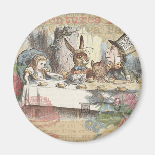 Íman Festa de Chá Maluca da Alice no País das Maravilha