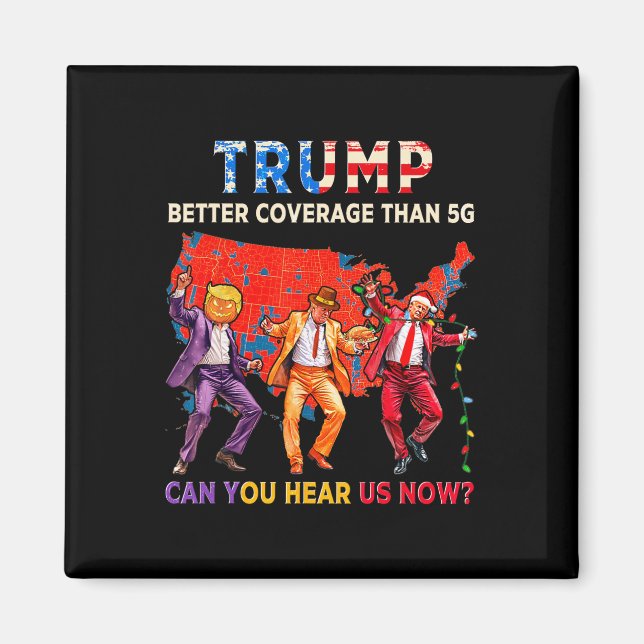 Íman Festa de Dança do Hallothanksmas com Trump – Ediçã (Frente)