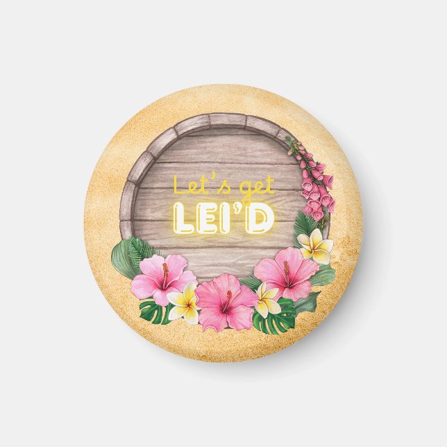 Íman Festa de Despedida de Solteira no Havaí (Frente)