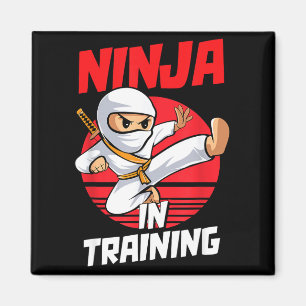 Íman Festa de Fantasia de Ninja em Treinamento Guerreir