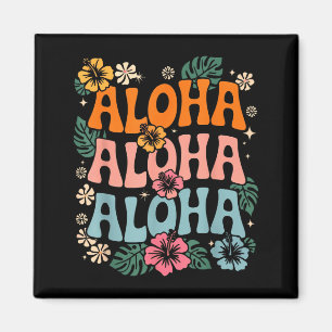 Íman Festa de flores da ilha havaiana da praia Aloha ha