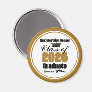 Íman Festa de Formatura Personalizada Gold Class de 202