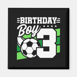 Íman Festa de Futebol de 3 Anos de Idade 3º Aniversário