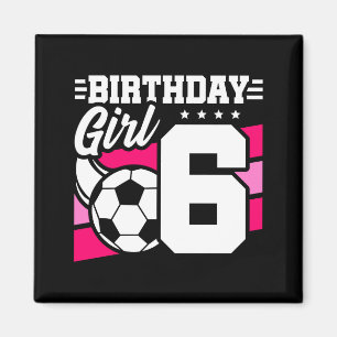 Íman Festa de Futebol de 6 Anos de Idade 6º Aniversário