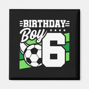 Íman Festa de Futebol de 6 Anos de Idade 6º Aniversário