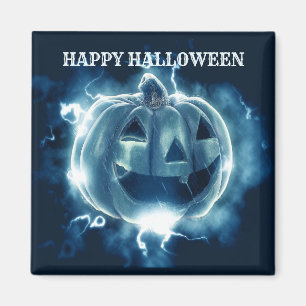 Íman Festa de Halloween Mau Blue Pumpkin Horror Assusta