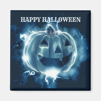 Íman Festa de Halloween Mau Blue Pumpkin Horror Assusta