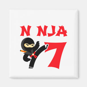 Íman Festa de Karate Ninja para Crianças de 7 Anos Cami