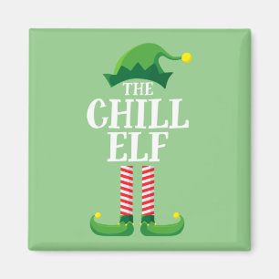 Íman Festa de Natal do Grupo Familiar Chill Elf Matchin