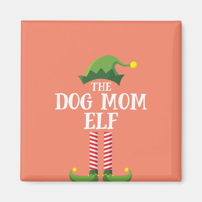 Íman Festa de Natal do Grupo Familiar da Mãe Cachorra E (Frente)
