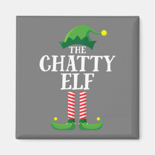 Íman Festa de Natal do Grupo Familiar do Chatty Elf Mat