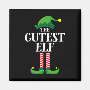 Íman Festa de Natal E do Grupo Familiar do Elf Mais Cor