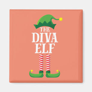 Íman Festa de Natal em Grupo Familiar Diva Elf
