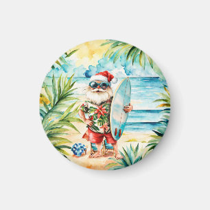 Íman Festa de Natal na Praia com Surf e Papai Noel