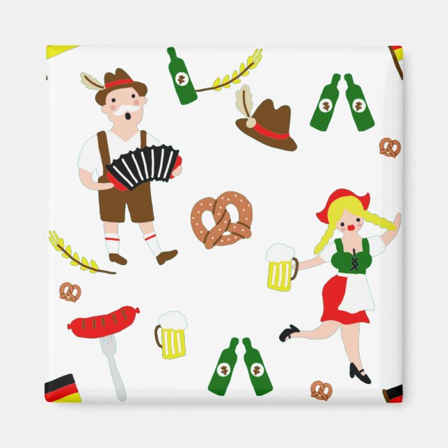 Íman Festa de Oktoberfest (Frente)