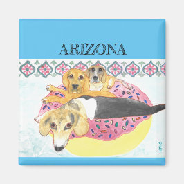 Íman Festa de Piscina de Beagles