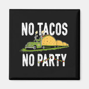 Íman Festa do taco de terça-feira divertida vibes de co