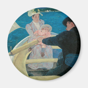 Íman Festa Náutica de Mary Cassatt, Arte Fino Antigo