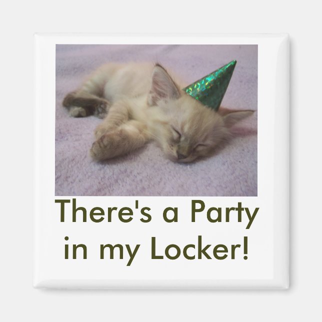 Íman festa no meu Locker Magnet (Frente)