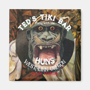 Íman Festa no Tiki Bar com os HUNS nos Bancos de Lama