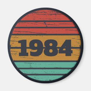 Íman Festa personalizada de aniversário de 40 anos de q