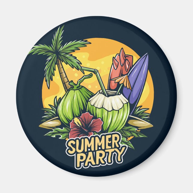 Íman Festa Tropical de Verão (Frente)