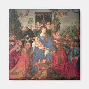 Íman Festão do Altarpiece dos rosas, 1600