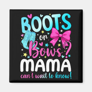 Íman Festas de Revelação de Gênero da Mamãe Boots ou Ar