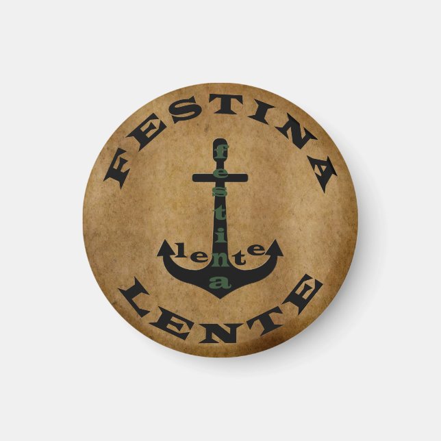 Íman Festina lente (Frente)