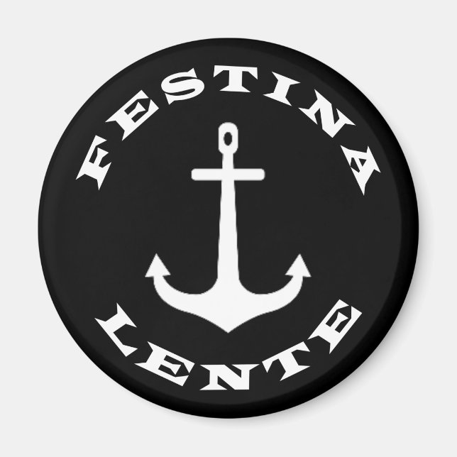 Íman Festina lente (Frente)