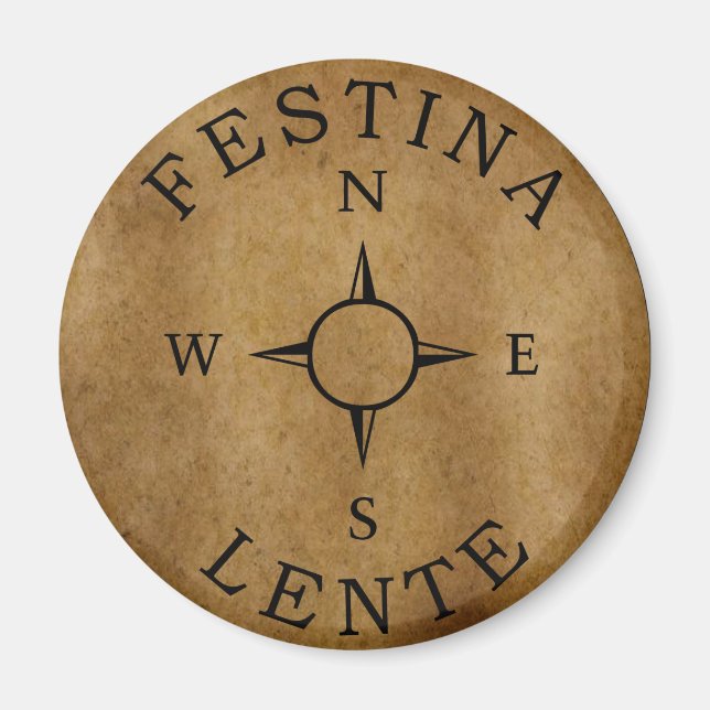 Íman Festina lente (Frente)