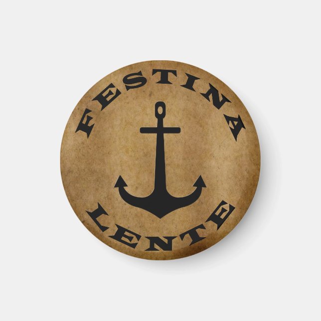 Íman Festina lente (Frente)