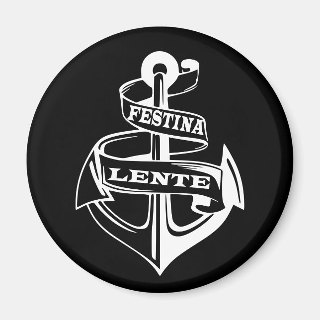 Íman Festina lente (Frente)