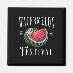 Íman Festival de Melancia 2025 Frutas de Melão Férias d