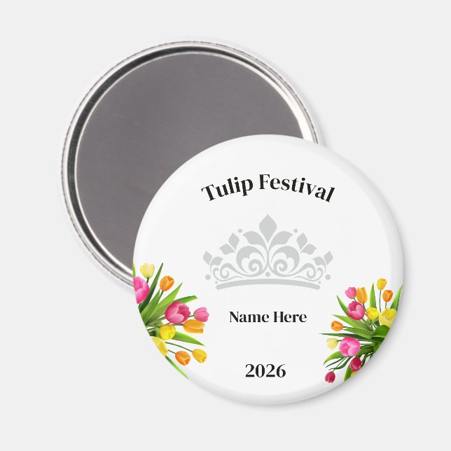 Íman Festival de Tulipas  (Front/Back)
