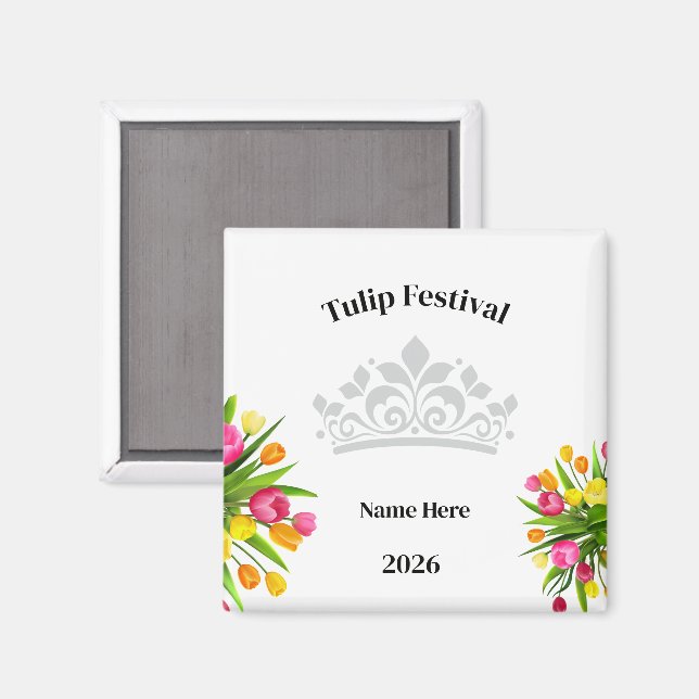 Íman Festival de Tulipas  (Front/Back)