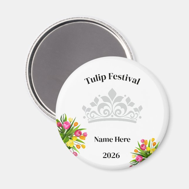 Íman Festival de Tulipas  (Front/Back)
