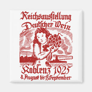 Íman Festival de vinho de 1925 alemães