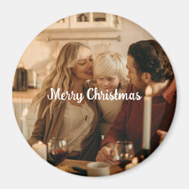 Íman Festive Family Magnet – Photo and Merry Message
