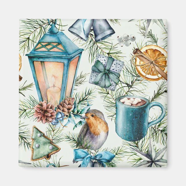 Íman Festivo de Natal (Frente)