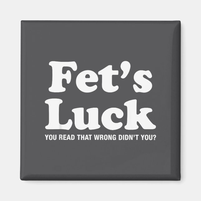 Íman Fets Luck T  (Frente)
