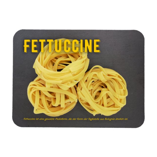 Íman Fettuccine Italienisches Restaurant Rezept zutat  (Horizontal)