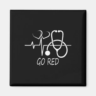 Íman Fevereiro da Heart Health Month American Heart Hea